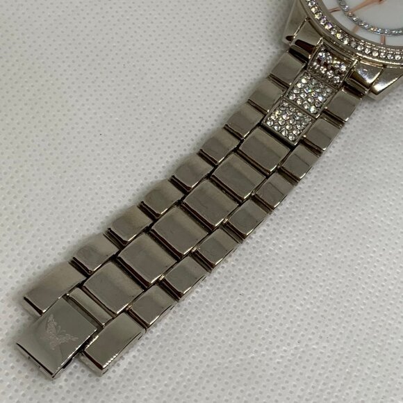 Women's Watch Jessica Simpson JW0001S rhinestones quartz analog 37mm running - Picture 5 of 8